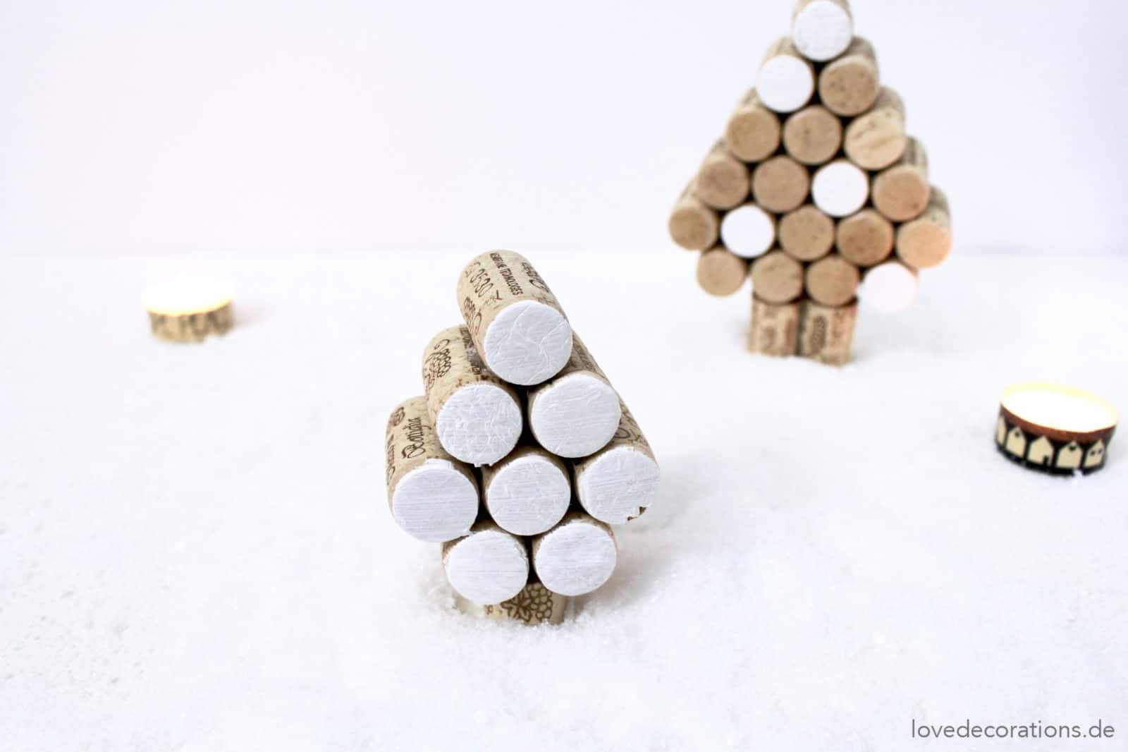 DIY Tannenbaum aus Weinkorken