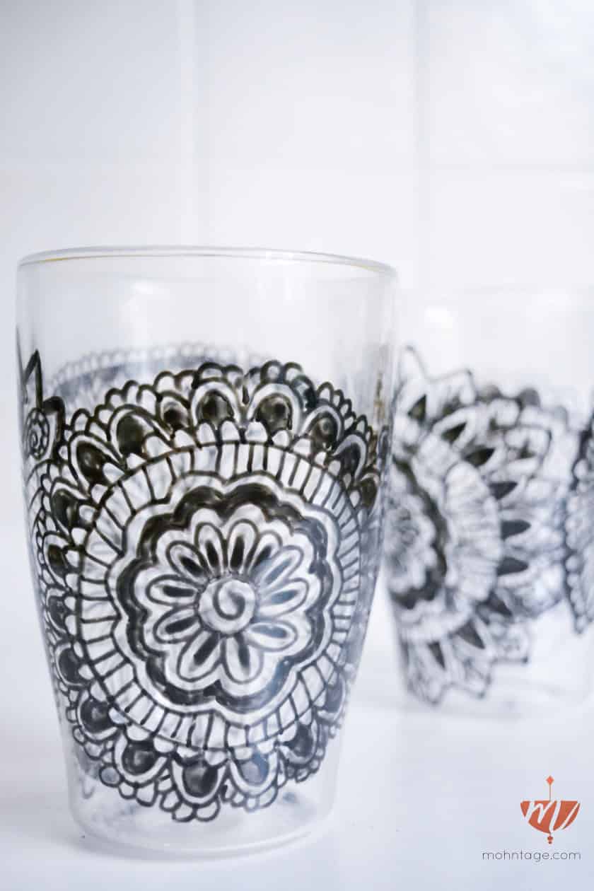 DIY Video Zentangle auf Glas zeichnen Mohntage
