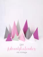 DIY Weihnachtswald Adventskalender und Tipps zum Befüllen
