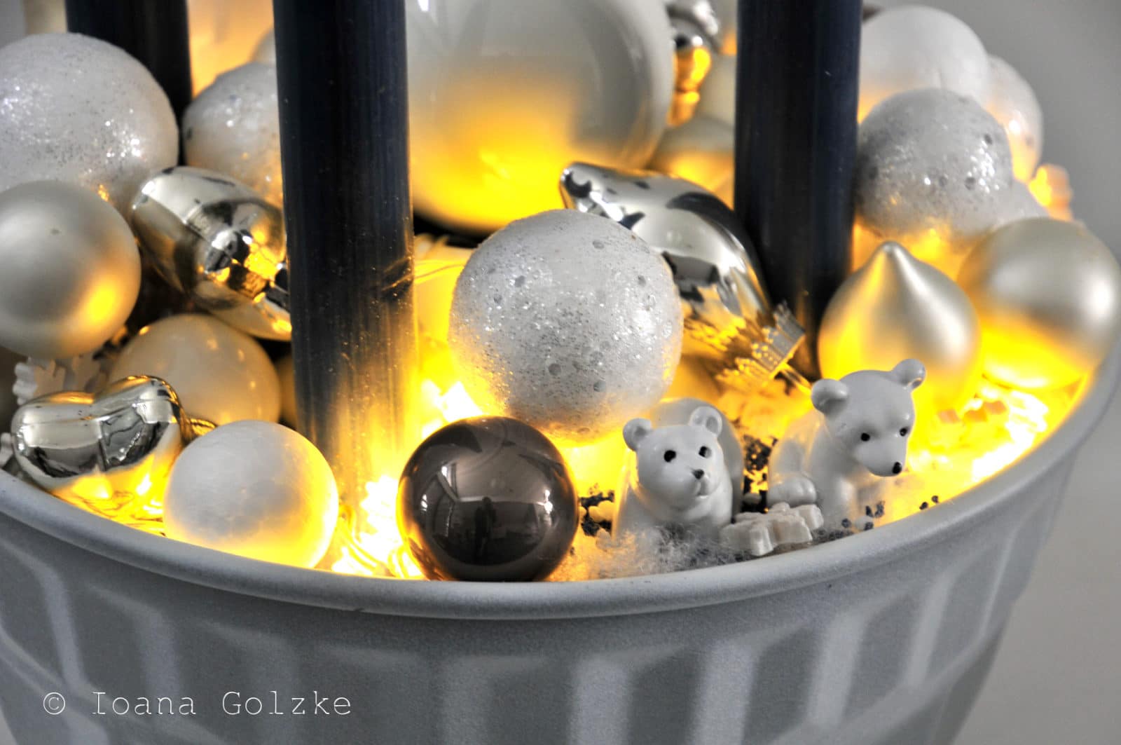 Adventskranz in Kuchenform