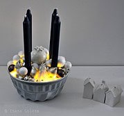 Adventskranz in Kuchenform