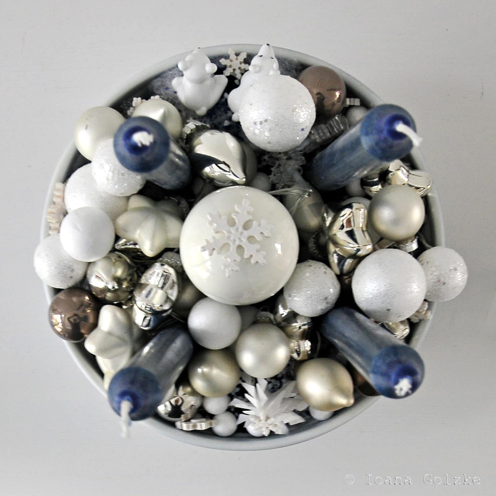 Adventskranz in Kuchenform