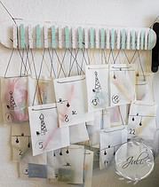 DIY Adventskalender mit Klammern und Frühstückstüten
