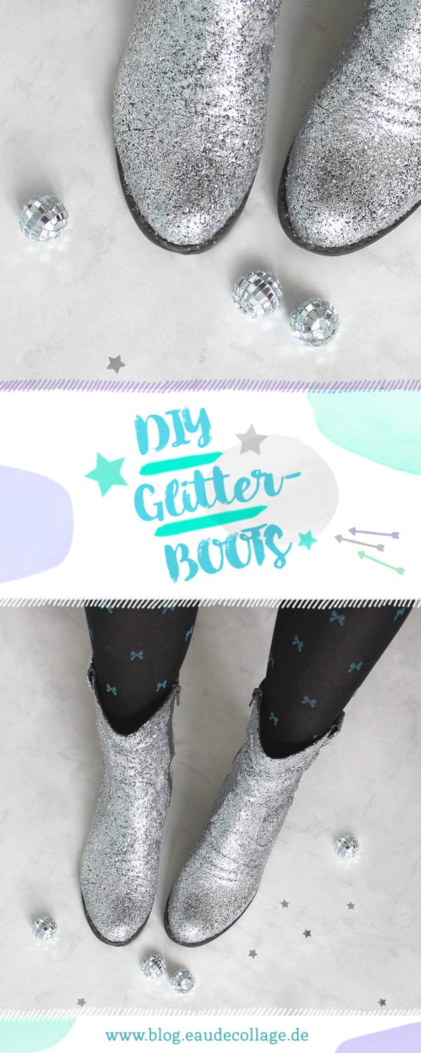 DIY GLITTER BOOTS SELBER MACHEN