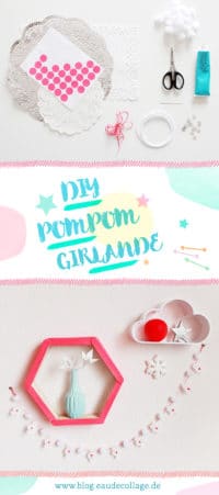 DIY MINI-POMPOM-GIRLANDE BASTELN