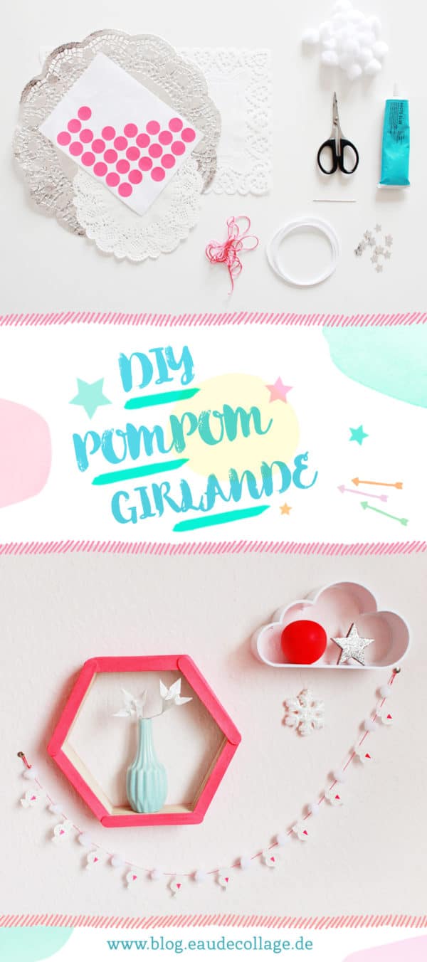 DIY MINI-POMPOM-GIRLANDE BASTELN