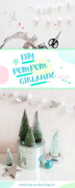 DIY MINI-POMPOM-GIRLANDE BASTELN