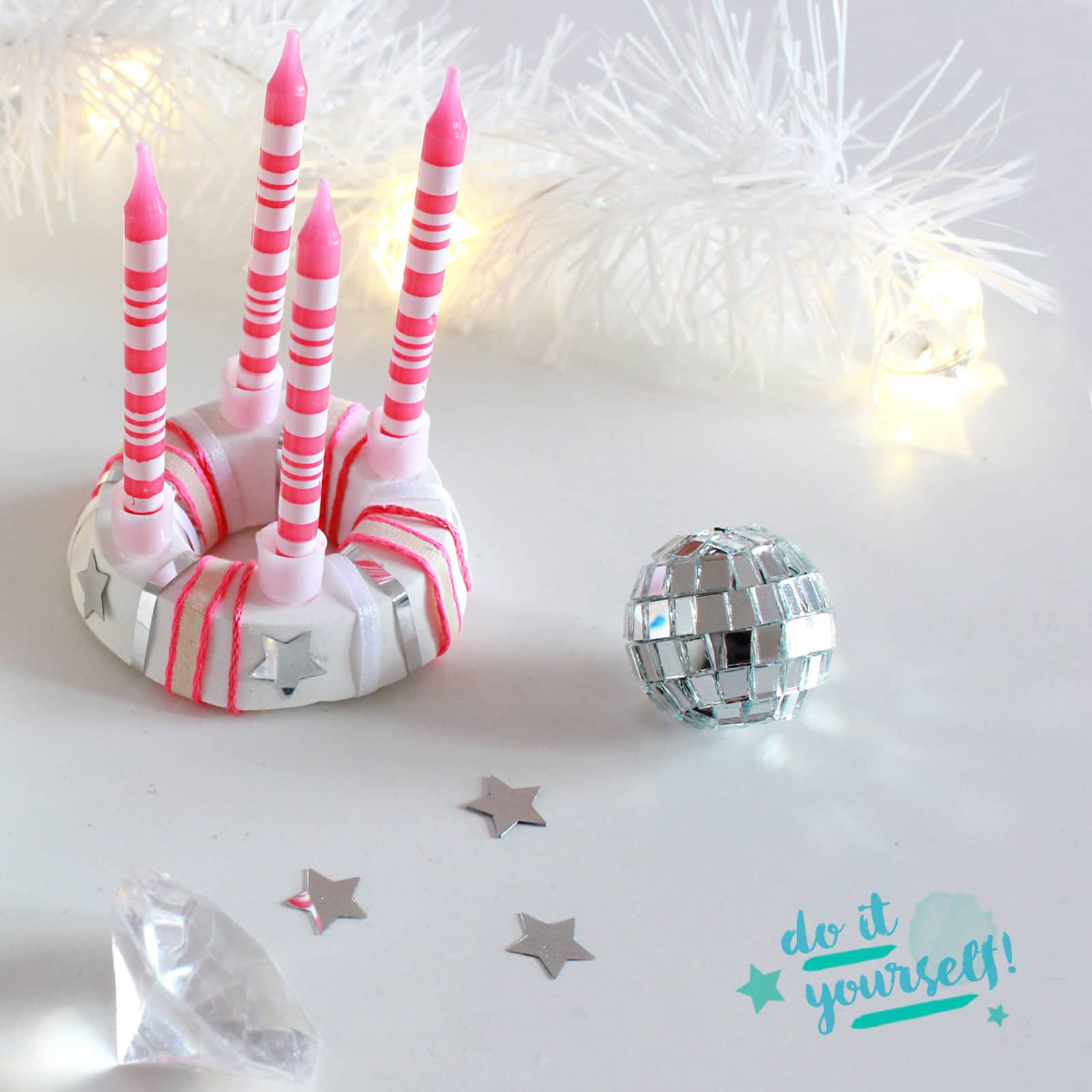 DIY MINI-ADVENTSKRANZ BASTELN