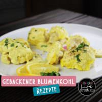 Gebackener Blumenkohl mit Joghurtdip