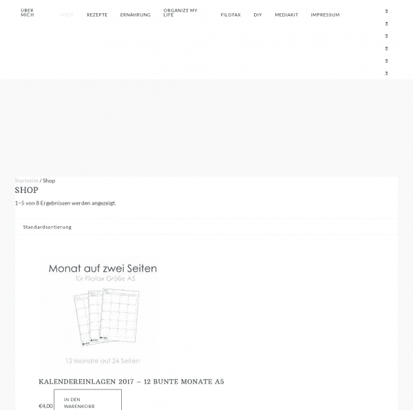 Kalendereinlagen zum Sofort Download - relleomein.de