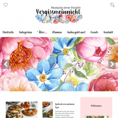 Vergissmein-nicht Rezepte einer Floristin