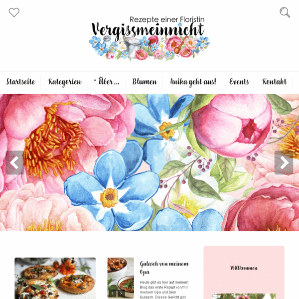 Vergissmein-nicht Rezepte einer Floristin