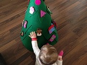 3 D – Weihnachtsbaum – ADVENTSKALENDER aus Filz