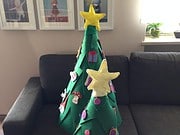 3 D – Weihnachtsbaum – ADVENTSKALENDER aus Filz