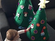 3 D – Weihnachtsbaum – ADVENTSKALENDER aus Filz