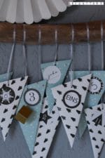 Adventskalender am Ast