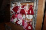 Shabby Chic Bilderrahmen-Adventskalender