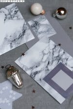 Bilderset mit Marmorkarten und Sternenkarte