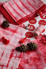 Adventkalender – geknotet und gefärbt