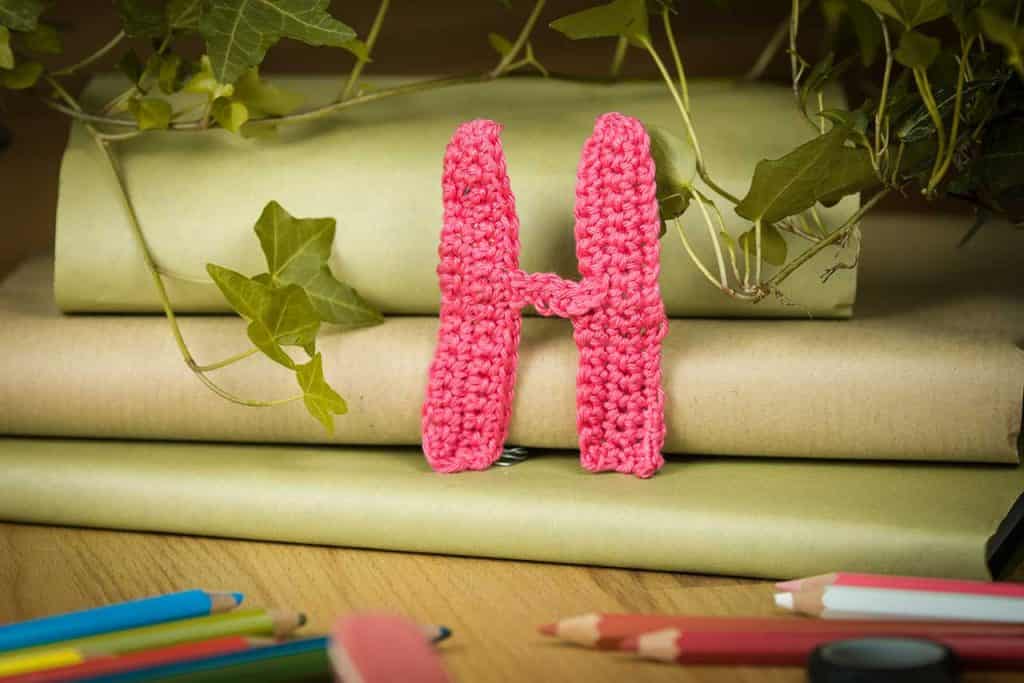 Kostenlose Häkelanleitung ABC: Buchstabe H