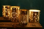 Lichterdosen mit Sternenmuster (Freebie)