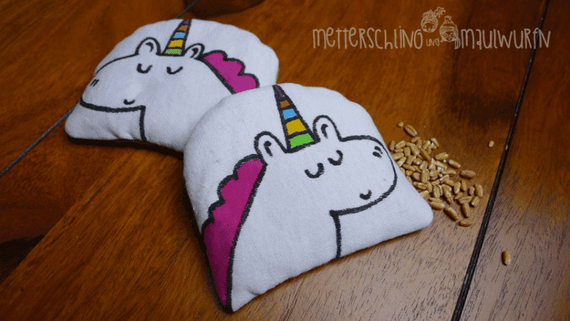 Handwärmer – selber Nähen & bemalen  – incl Kotzwolken und Einhörner freebie