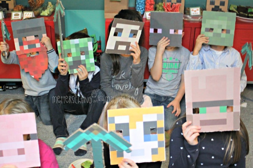 Minecraft Kinder Geburtstag Essen Und Bastel Ideen Zum Selbermachen Handmade Kultur