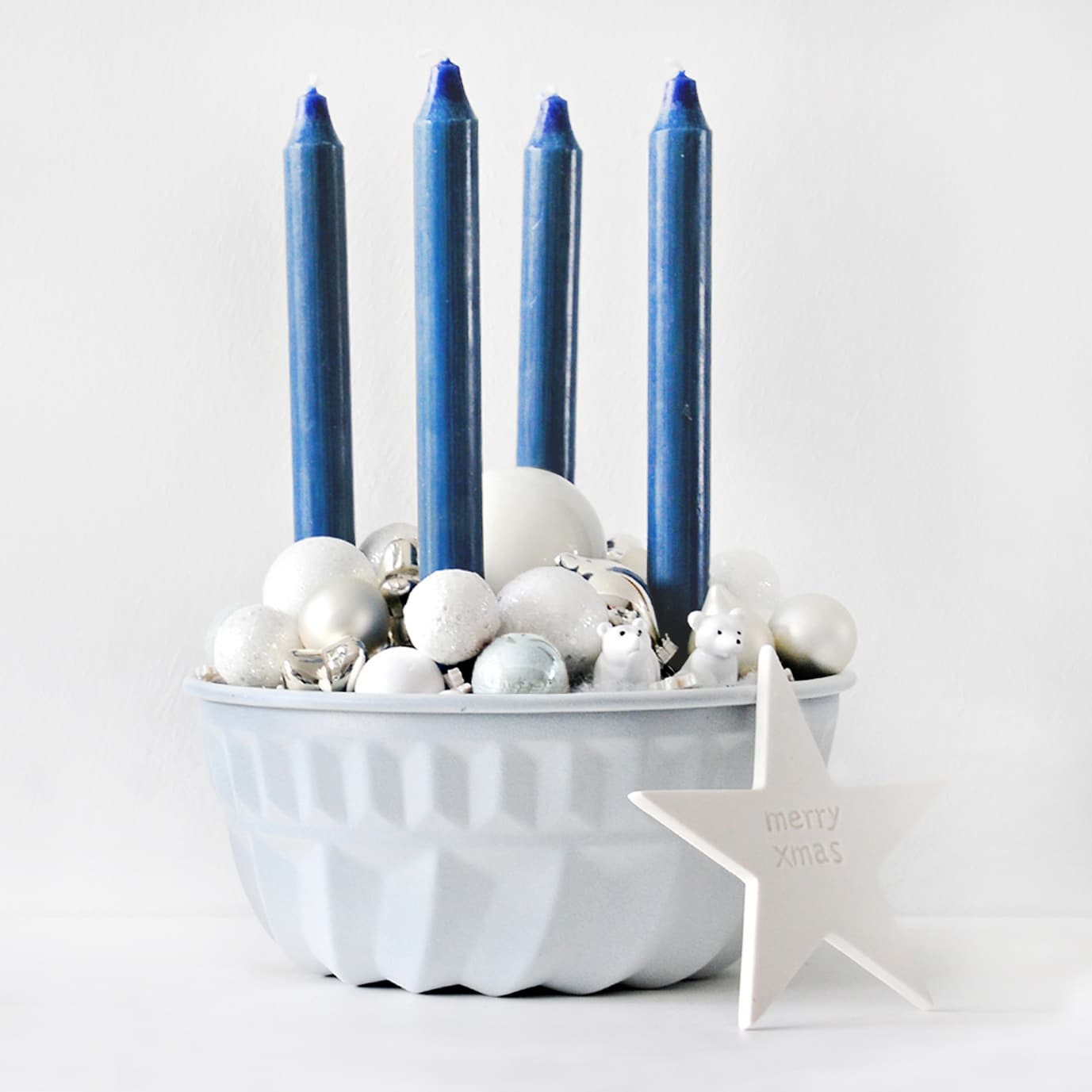 Adventskranz in Kuchenform