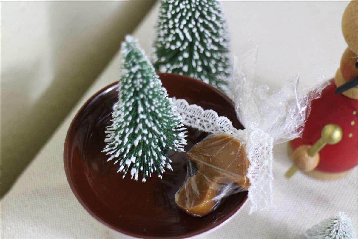 ganz schnell gemachte weihnachtliche Bonbons
