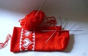 Nikolausstiefel stricken