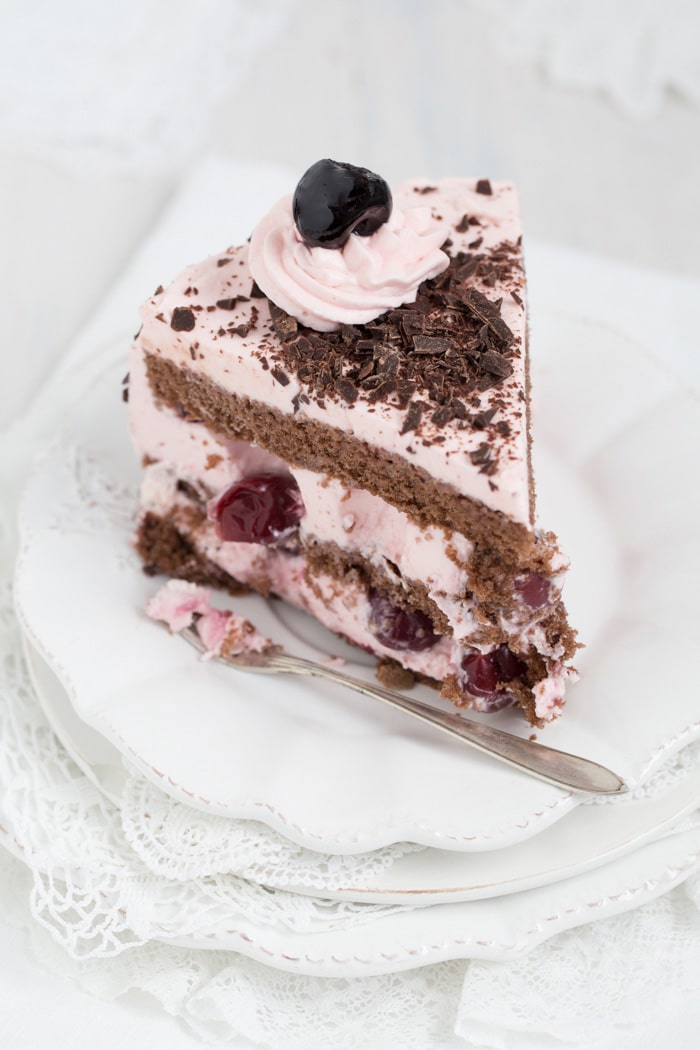 „Rosa Schwarzwälder Kirschtorte!“