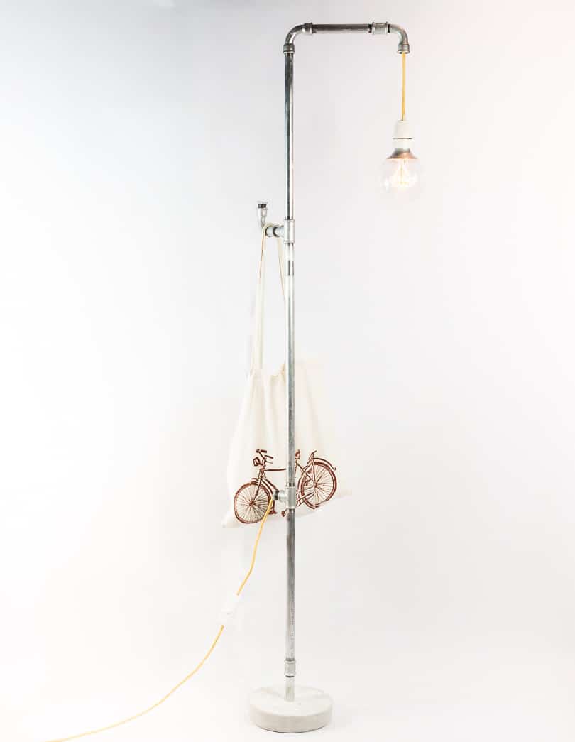 Stehlampe im Industrie Stil