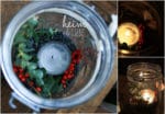 Weihnachtsdekoration mit Eukalyptus