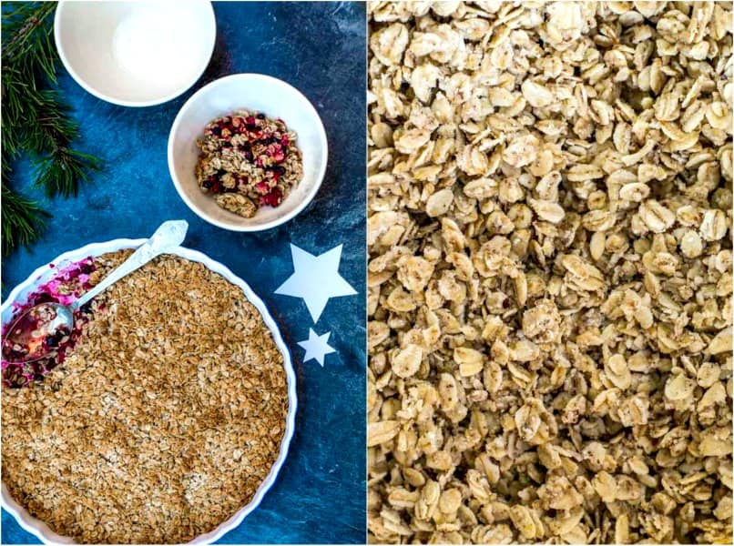 Ho ho Dezember! ein weihnachtsliches Crumble Rezept