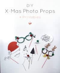 DIY Photo Props für mehr beknackte Weihnachtsbilder + Printables | Mohntage