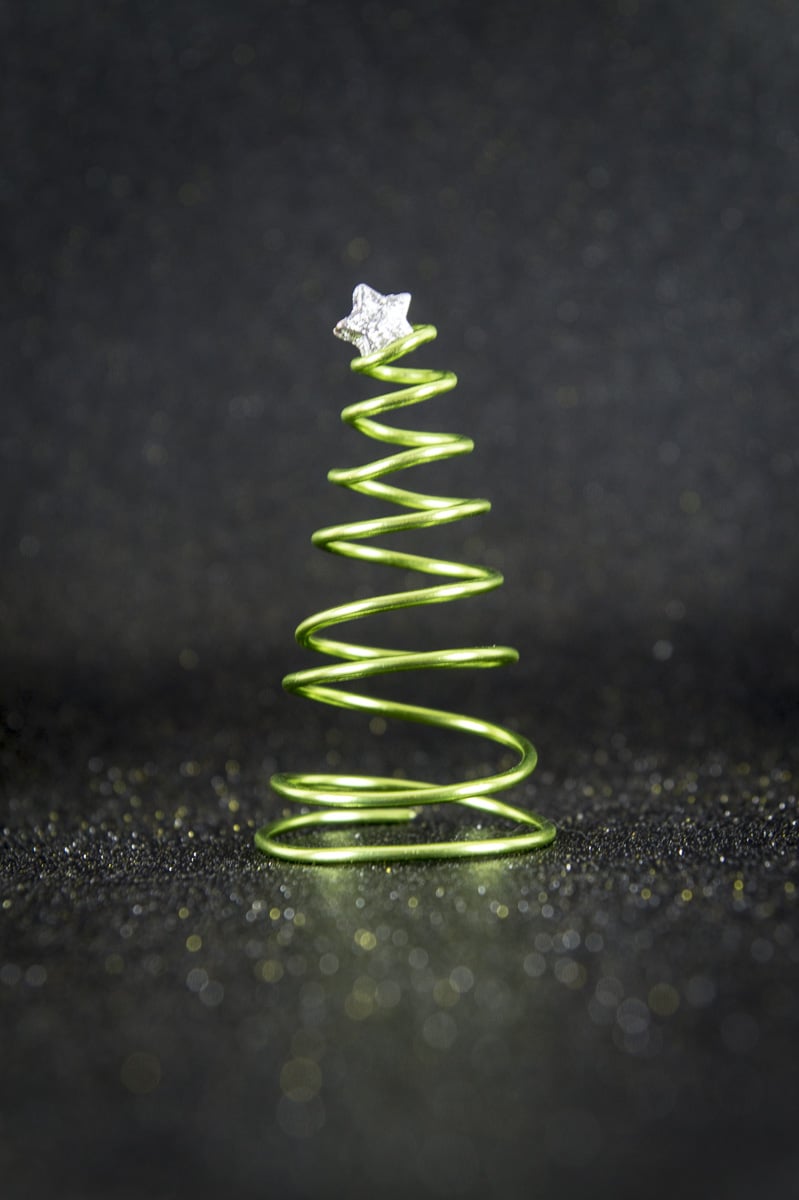 ? DIY Weihnachtsbaum aus Alu-Basteldraht ?