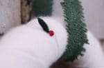 Weihnachtlicher Türkranz mit Beeren