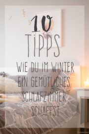 10 Tipps wie du im Winter ein gemütliches Schlafzimmer schaffst