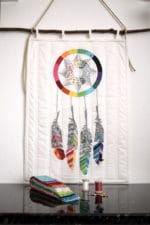 Von Indianern … aber ohne Cowboys … der Dreamcatcher Quilt