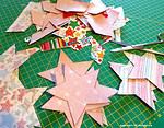 {Anleitung} DIY Glas Untersetzer mit Stern nähen | Schnittmuster (Download)