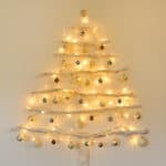 DIY – beleuchteter Weihnachtsbaum aus Ästen