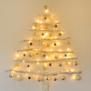 DIY - beleuchteter Weihnachtsbaum aus Ästen