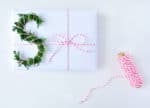 Mini DIY Buchstaben mit Weihnachtsgrün