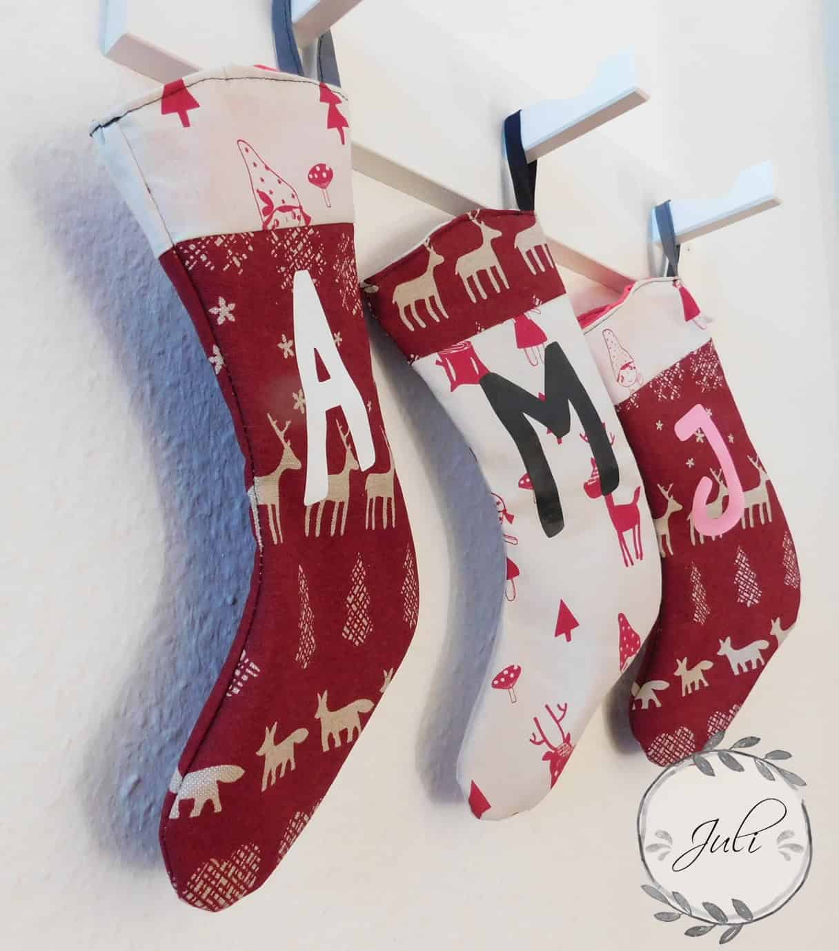 Schnellen Nikolausstiefel selber nähen