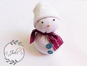 Schnelle Bastelidee (für Kinder): Socken Schneemann