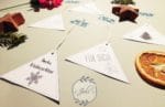 Geschenkanhänger für Weihnachten in Dreiecksform (Freebie!)