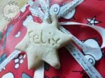 Geschenkanhänger aus Salzteig