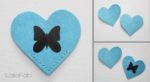 Herz-Lesezeichen / Schnelle DIY-Geschenkidee für Leseratten
