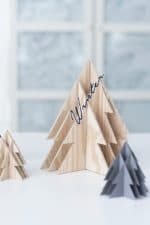 DIY: Kunstvolle Papiertannen in 3-D