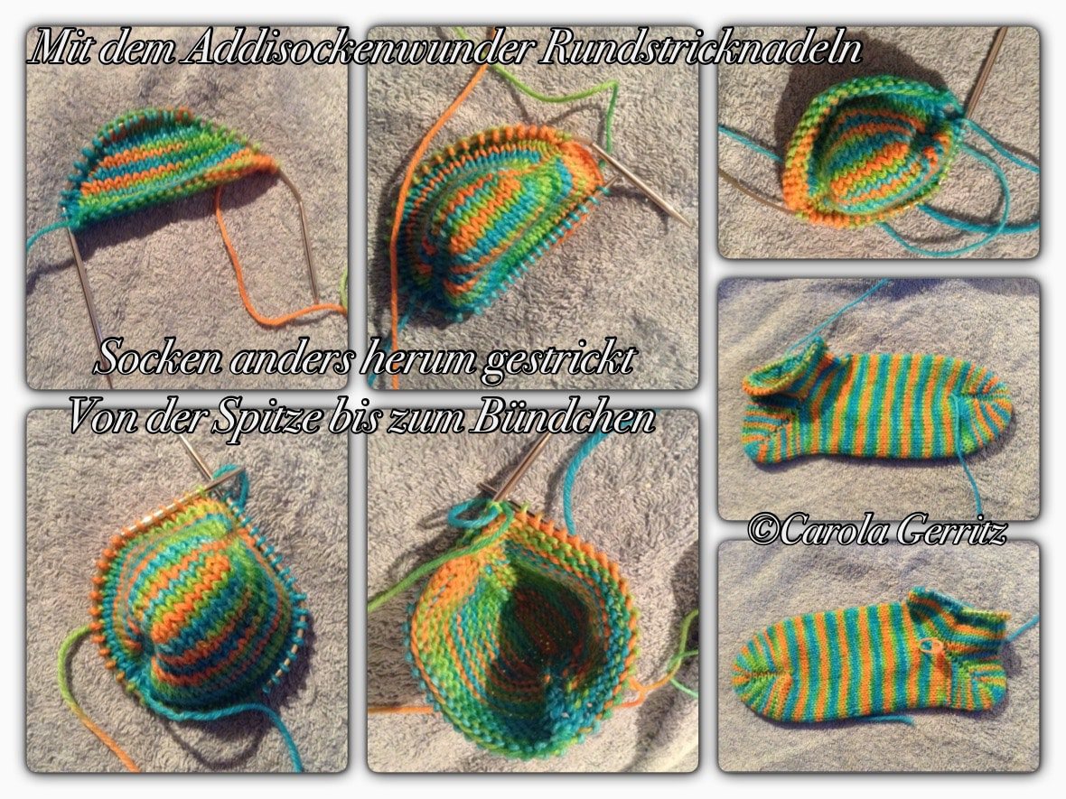 Anderes herum Socken